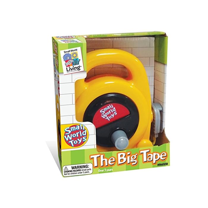 The Big Tape Construction Toy Pretend Play for Kids Age 3+, Kids Measu